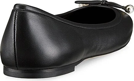 Women's Elme Leather Ballerina Flats - Black - Size 6 - Image 3