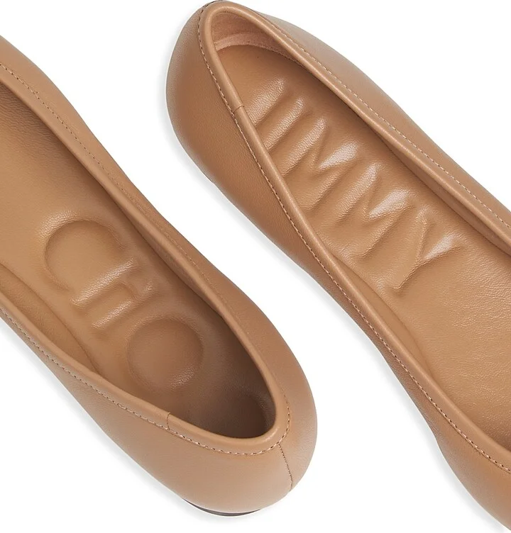 Women's Elme Leather Ballerina Flats - Black - Size 6 - Image 10