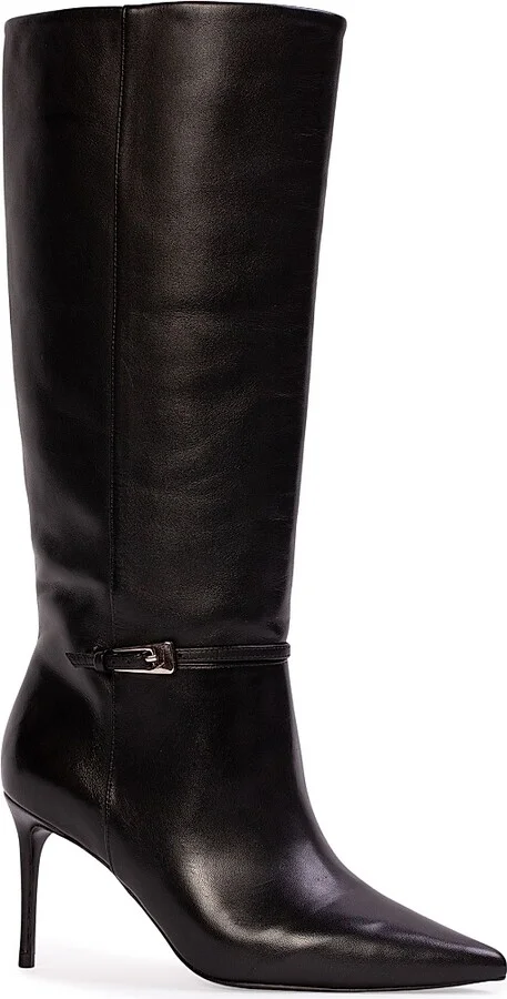 Women's Elo 80MM Leather Boots - Black Leather - Size 6 - Image 2