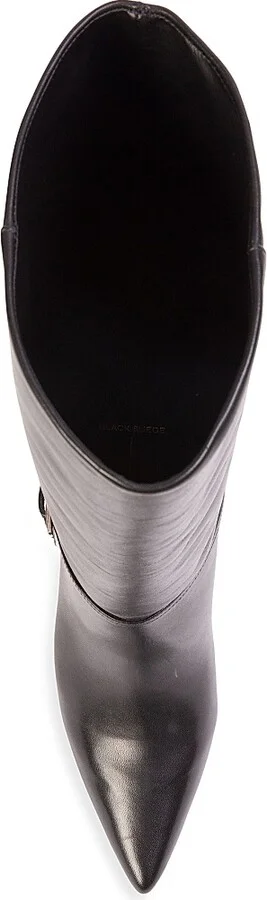 Women's Elo 80MM Leather Boots - Black Leather - Size 6 - Image 3
