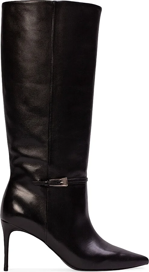 Women's Elo 80MM Leather Boots - Black Leather - Size 6