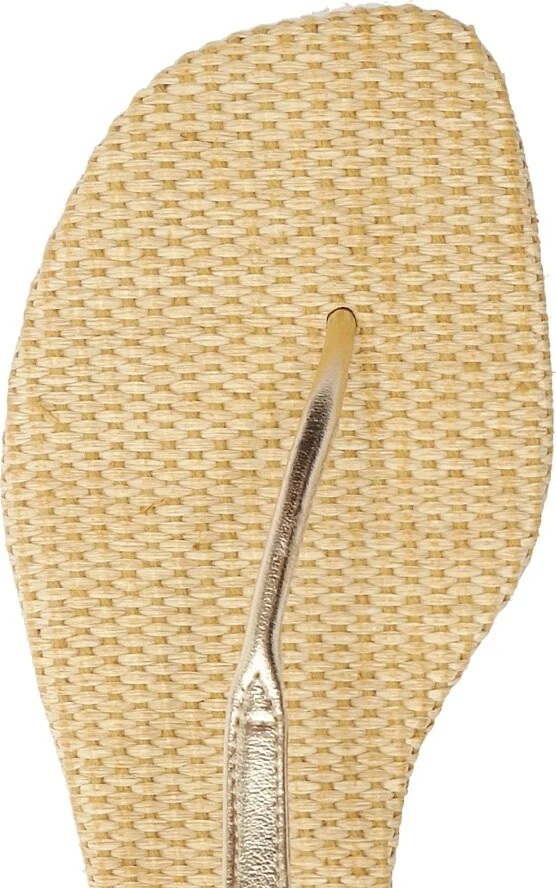 Women's Elsha Metallic Flat Sandals - Platina - Size 8 - Image 6