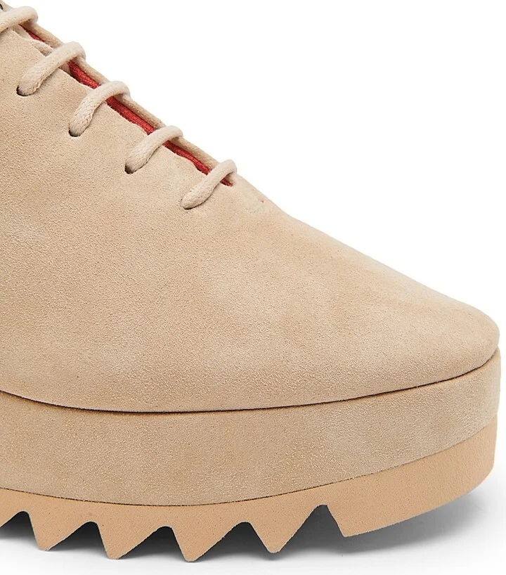 Women's Elyse Round Toe Platform Sneakers - Desert - Size 5 - Image 5