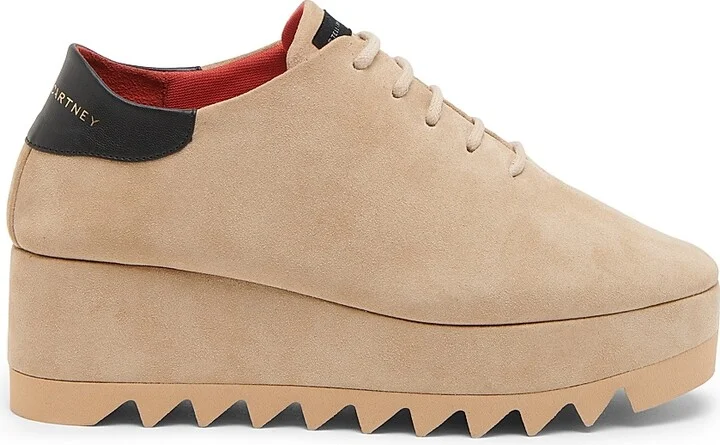 Women's Elyse Round Toe Platform Sneakers - Desert - Size 5