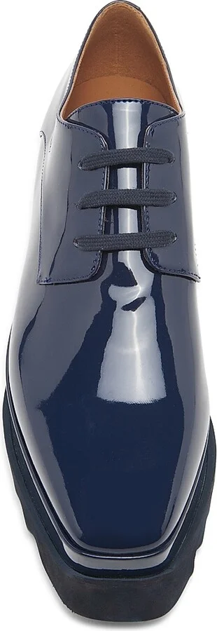 Women's Elyse Shiny Platform Sneakers - Navy - Size 5 - Image 4