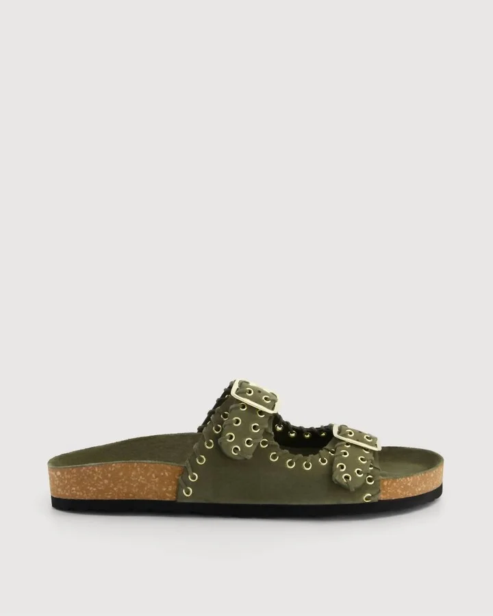Women's Ema Sandals In Army Green
