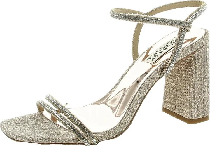 Womens Embellished Ankle Strap