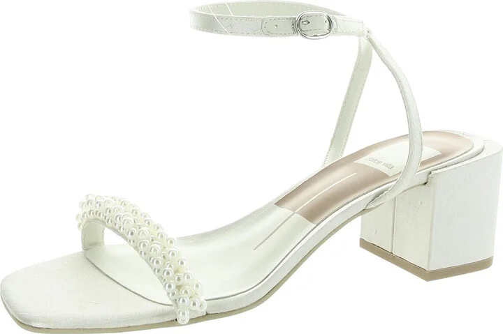 Womens Embellished Ankle Strap