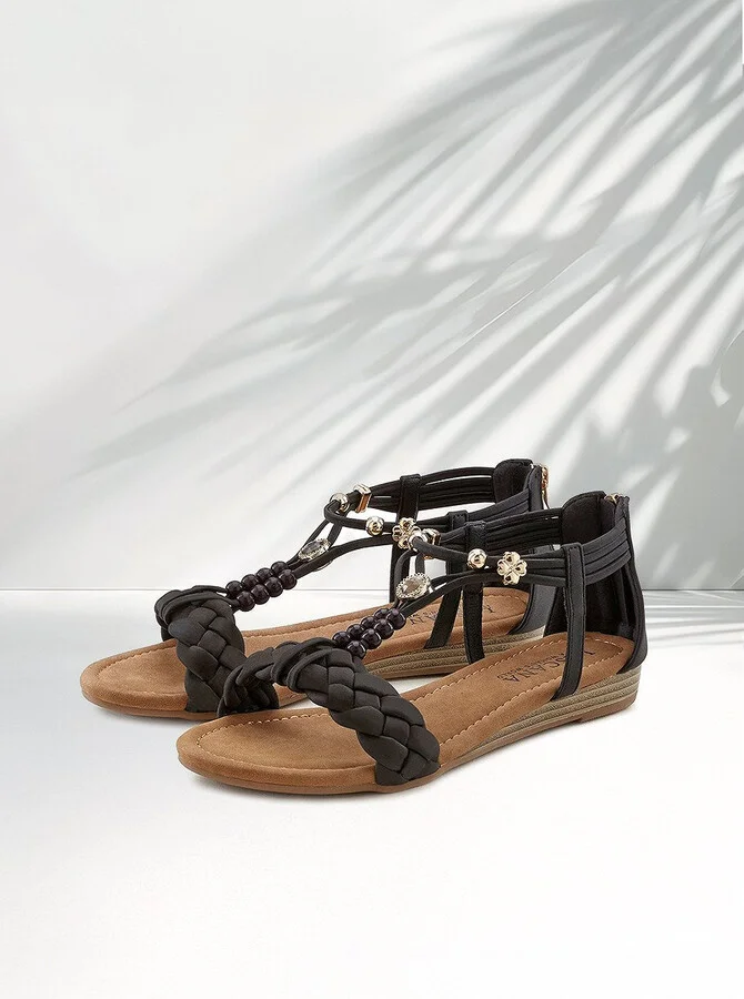 Women's Embellished Braided Tanals