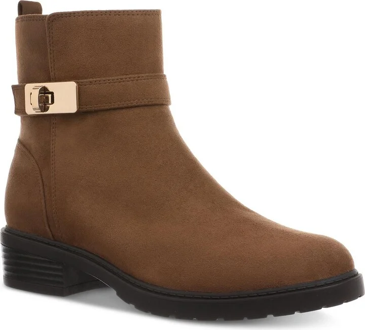 Womens Embellished Man Made Ankle Boots
