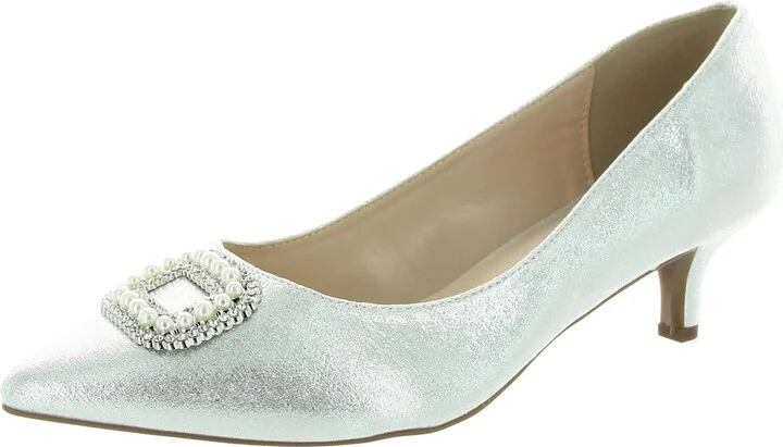 Womens Embellished Man Made Kitten Heels