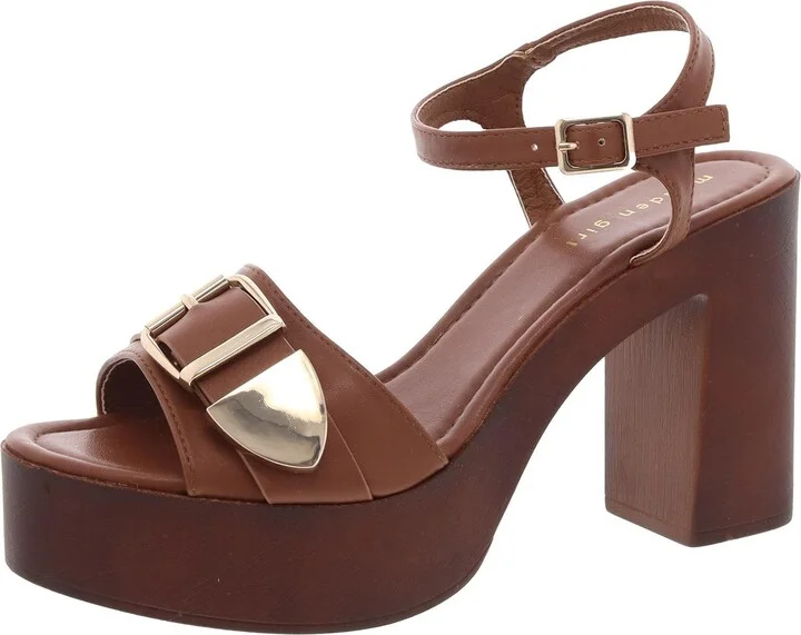 Womens Embellished Platform Platform Sandals