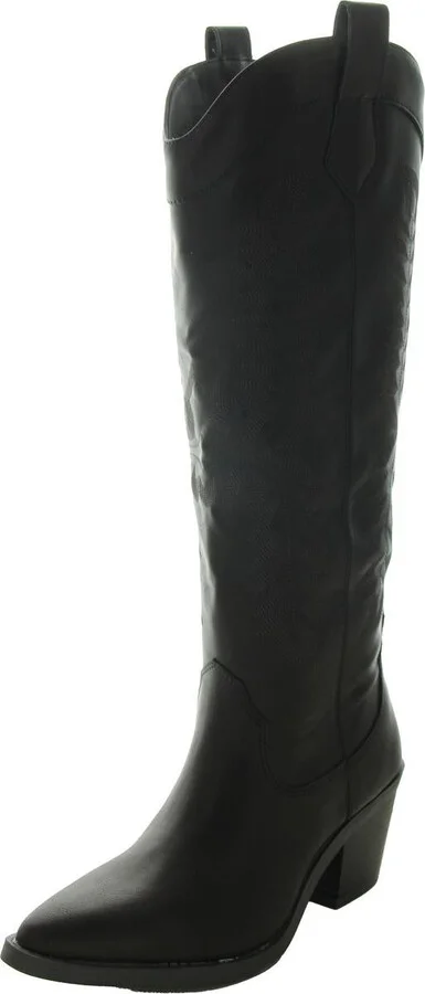 Womens Embroidered Man Made Cowboy, Western Boots