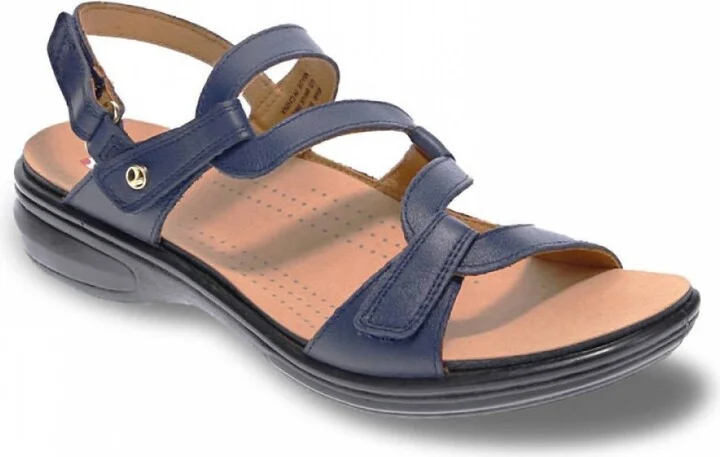 Women's Emerald 3 Strap Sandals In Blue French