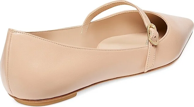 Women's Emilia Leather Mary Jane Ballet Flats - Adobe - Size 6 - Image 3