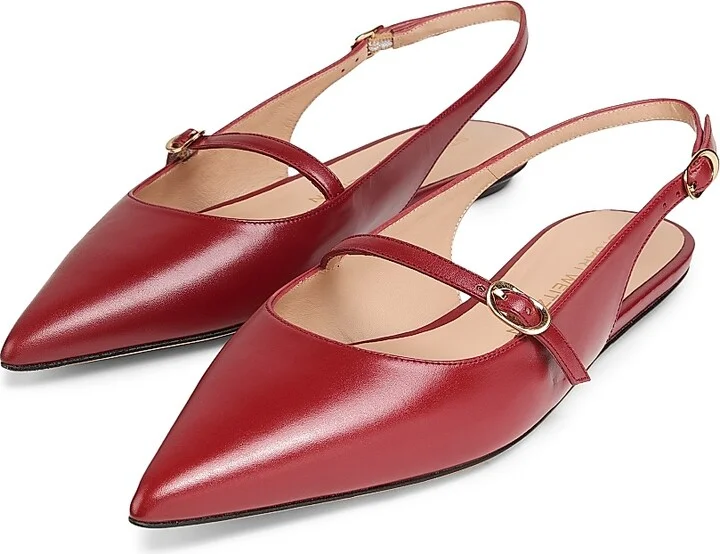 Women's Emilia Leather Mary Jane Slingback Flats - Adobe - Size 10 - Image 5