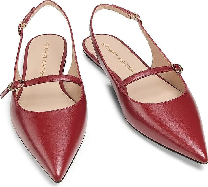 Women's Emilia Leather Mary Jane Slingback Flats - Adobe - Size 10 - Image 7