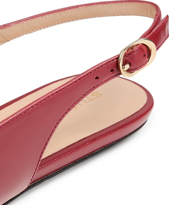 Women's Emilia Leather Mary Jane Slingback Flats - Adobe - Size 10 - Image 8