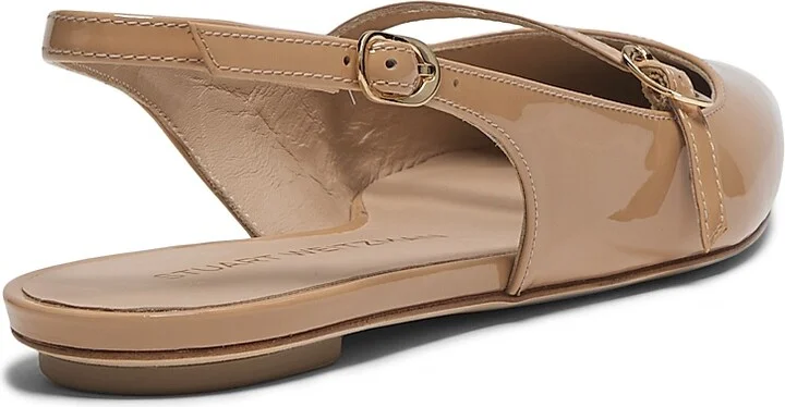 Women's Emilia Leather Mary Janes - Adobe - Size 10 - Image 3