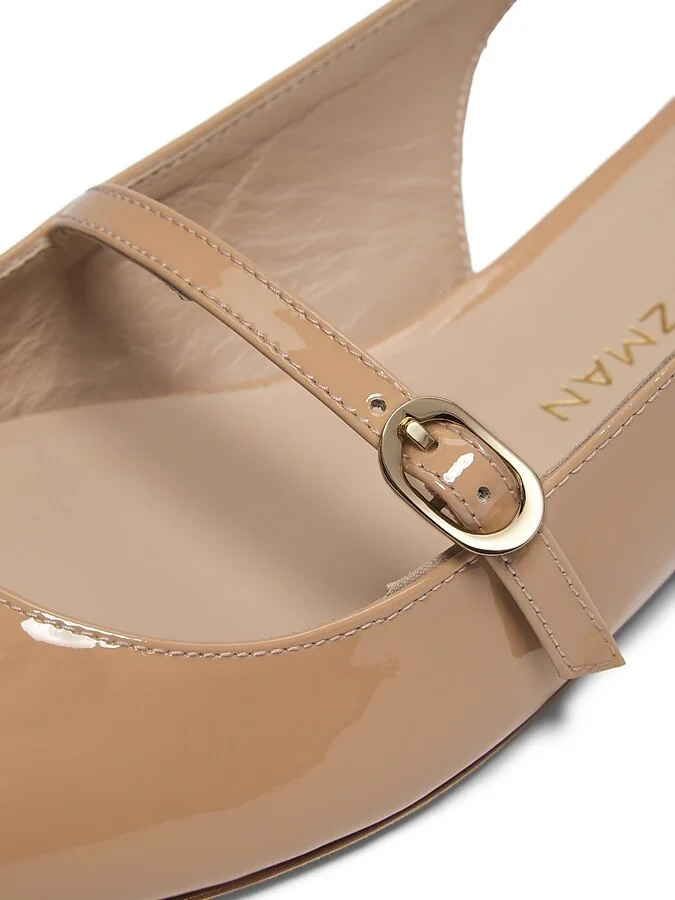 Women's Emilia Leather Mary Janes - Adobe - Size 10 - Image 5