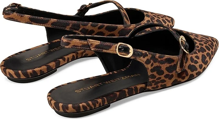 Women's Emilia Leopard Slingback Flats - Classic - Size 10 - Image 3