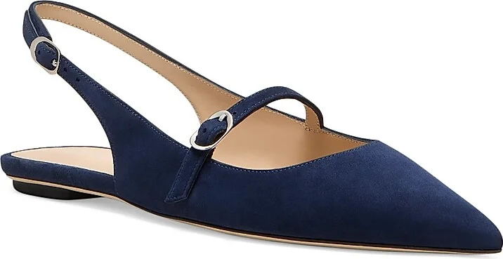 Women's Emilia Mary Jane Suede Slingback Flats - Hazel - Size 10 - Image 5