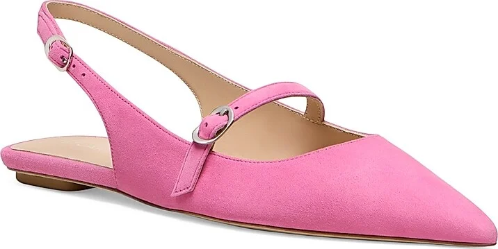 Women's Emilia Mary Jane Suede Slingback Flats - Hazel - Size 10 - Image 9