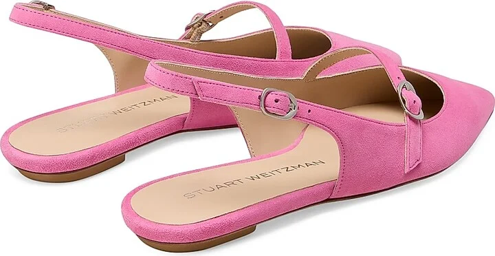 Women's Emilia Mary Jane Suede Slingback Flats - Hazel - Size 10 - Image 10