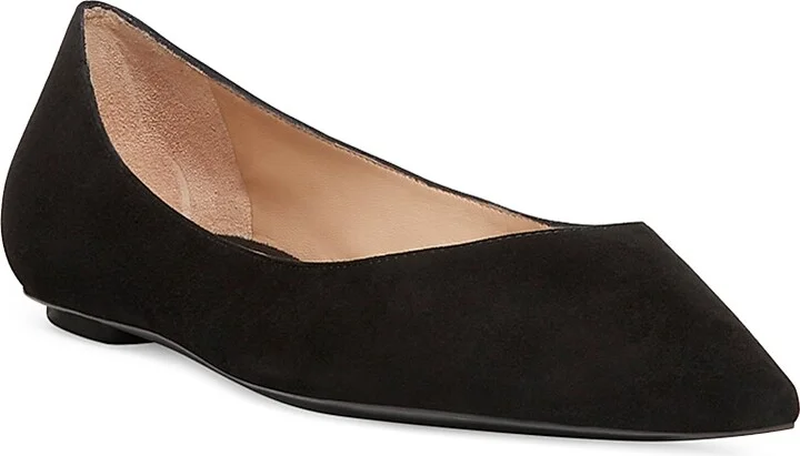 Women's Emilia Suede Flats - Black - Size 5 - Image 2