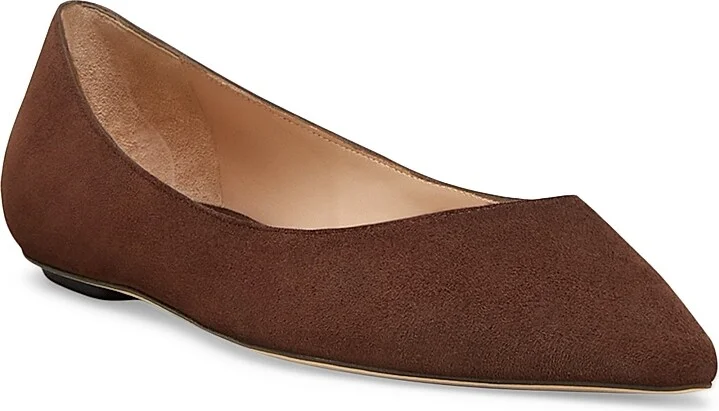 Women's Emilia Suede Flats - Black - Size 5 - Image 6