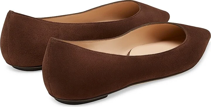 Women's Emilia Suede Flats - Black - Size 5 - Image 7