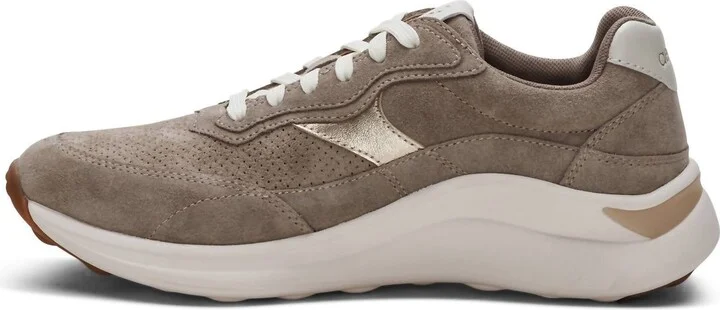 Women's Emily Lace Up Sneakers In Taupe