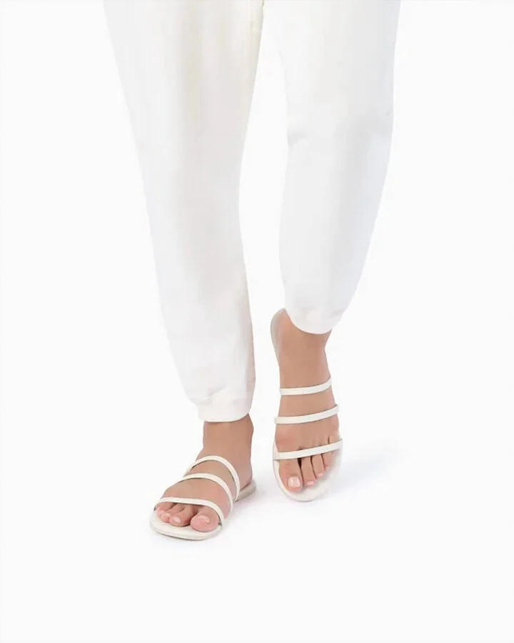 Women's Emma Leather Sandal In White