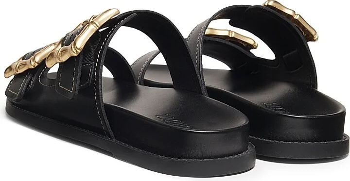 Women's Enola Sporty Leather Sandals - New Wood - Size 5.5 - Image 8