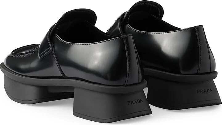 Women's Equal Brushed Leather Loafers - Black - Size 7 - Image 3