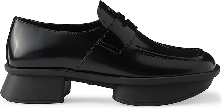 Women's Equal Brushed Leather Loafers - Black - Size 7
