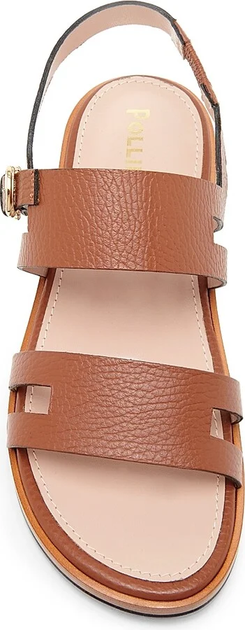Women's Essence Cut-Out Leather Sandals - Toffee - Size 6 - Image 4
