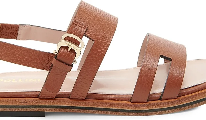 Women's Essence Cut-Out Leather Sandals - Toffee - Size 6 - Image 5