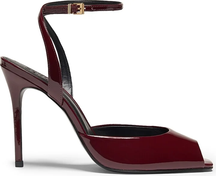 Women's Estella 110MM Patent Leather Sandals - Black - Size 6.5 - Image 11