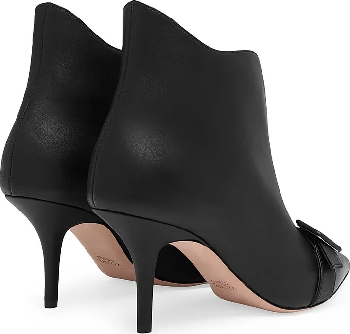 Women's Esther 70MM Leather Boots - Black - Size 10 - Image 3