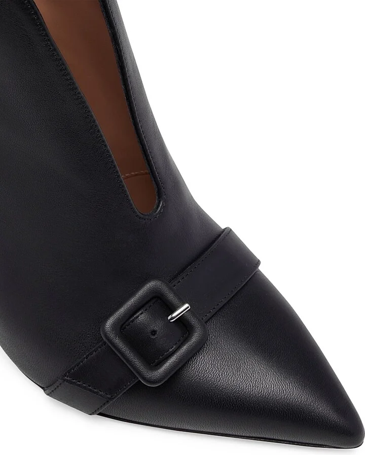 Women's Esther 70MM Leather Boots - Black - Size 10 - Image 4