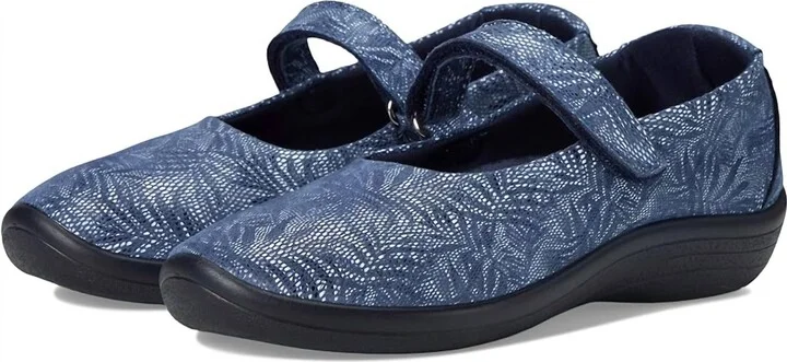 Women's Estrela Shoes In Blue Palm
