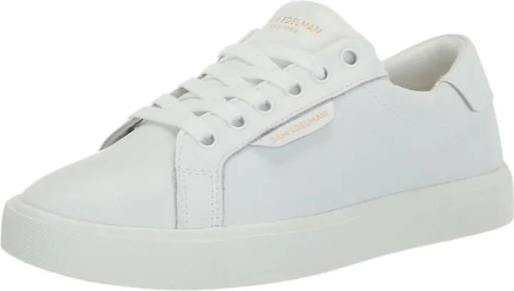 Women's Ethyl Lace Up Sneakers In White Leather