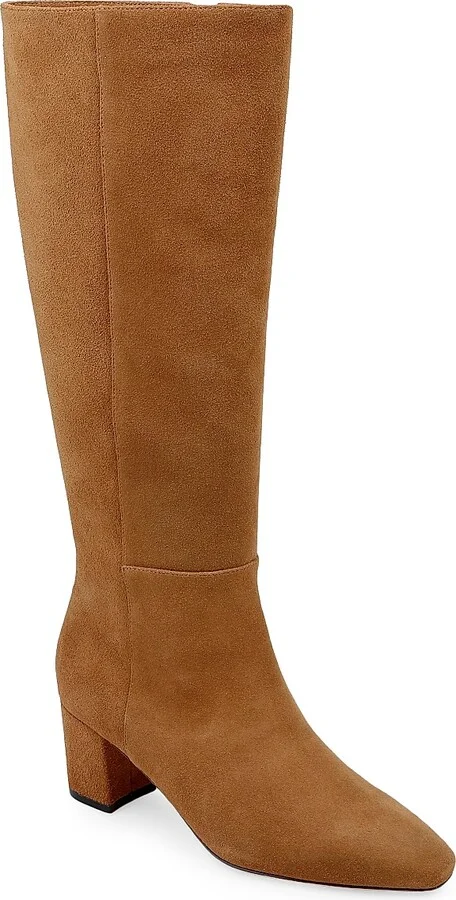 Women's Eugenie 60MM Suede Boots - Biscotti - Size 7 - Image 2