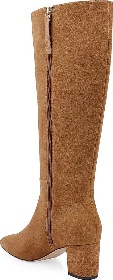 Women's Eugenie 60MM Suede Boots - Biscotti - Size 7 - Image 3