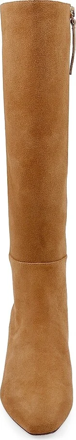 Women's Eugenie 60MM Suede Boots - Biscotti - Size 7 - Image 4