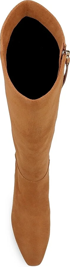 Women's Eugenie 60MM Suede Boots - Biscotti - Size 7 - Image 5