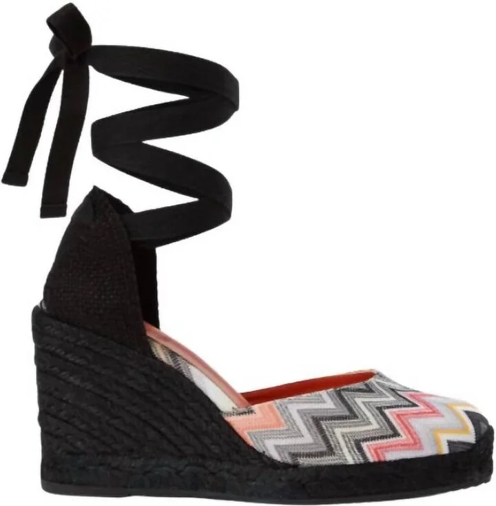 Women's Eva Espadrilles In Wave Black