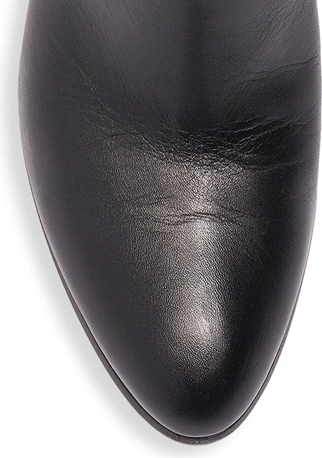 Women's Eve 70MM Leather Over-The-Knee Boots - Black - Size 6.5 - Image 4
