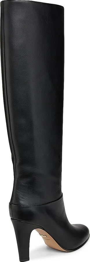 Women's Eve 85MM Leather Boots - Black - Size 5.5 - Image 3